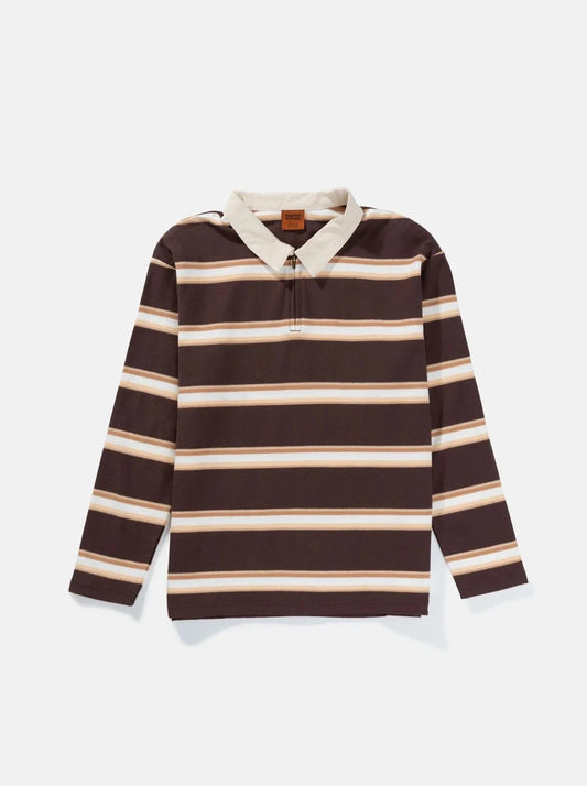 M TOPS - RHYTHM - Vintage Stripe Polo Shirt - PLENTY