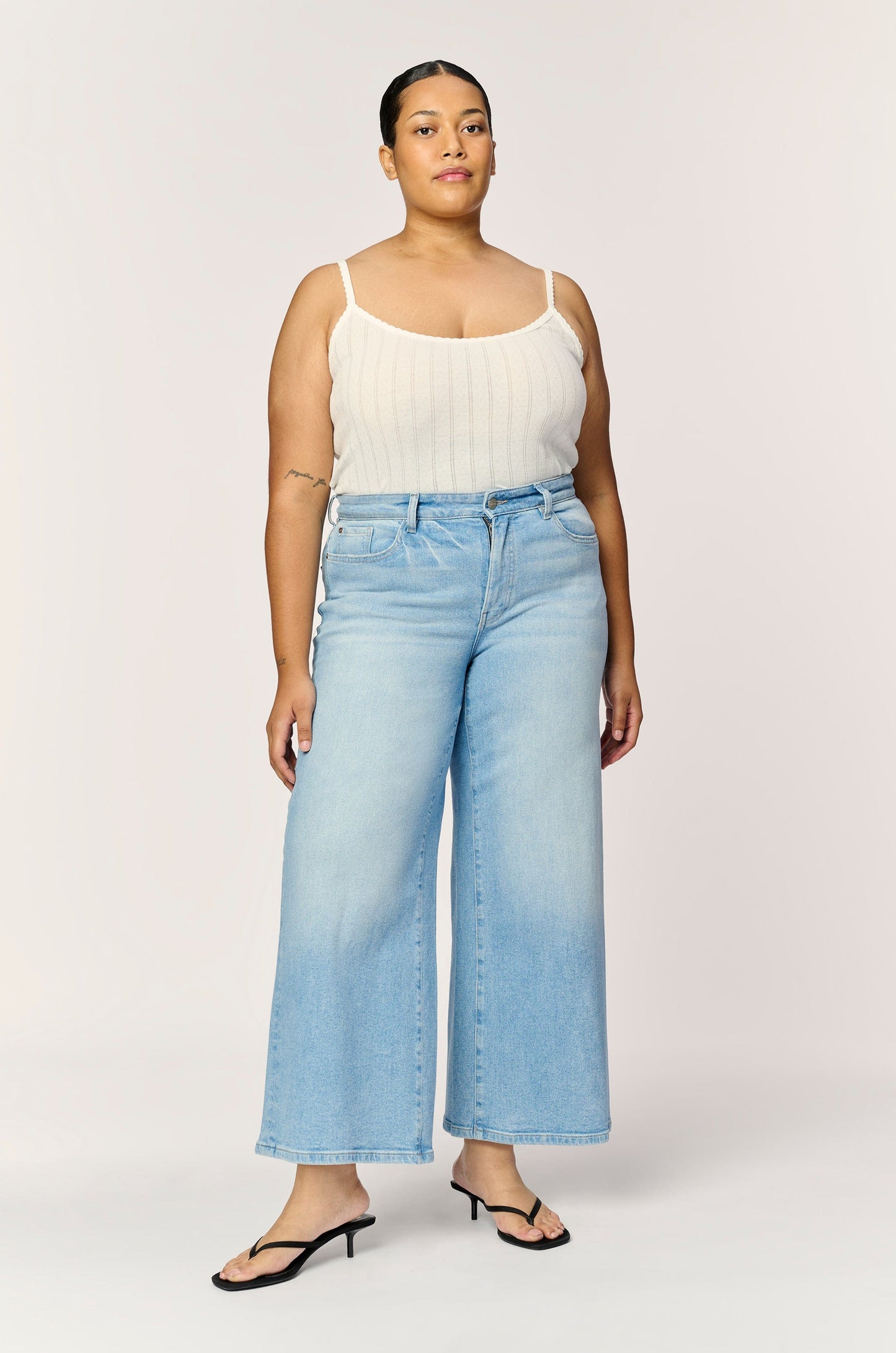 DENIM - WARP & WEFT - ICN Crop Wide Leg - Last Summer - PLENTY