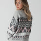 LYLA + LUXE Sweater Landen Fairisle Pullover