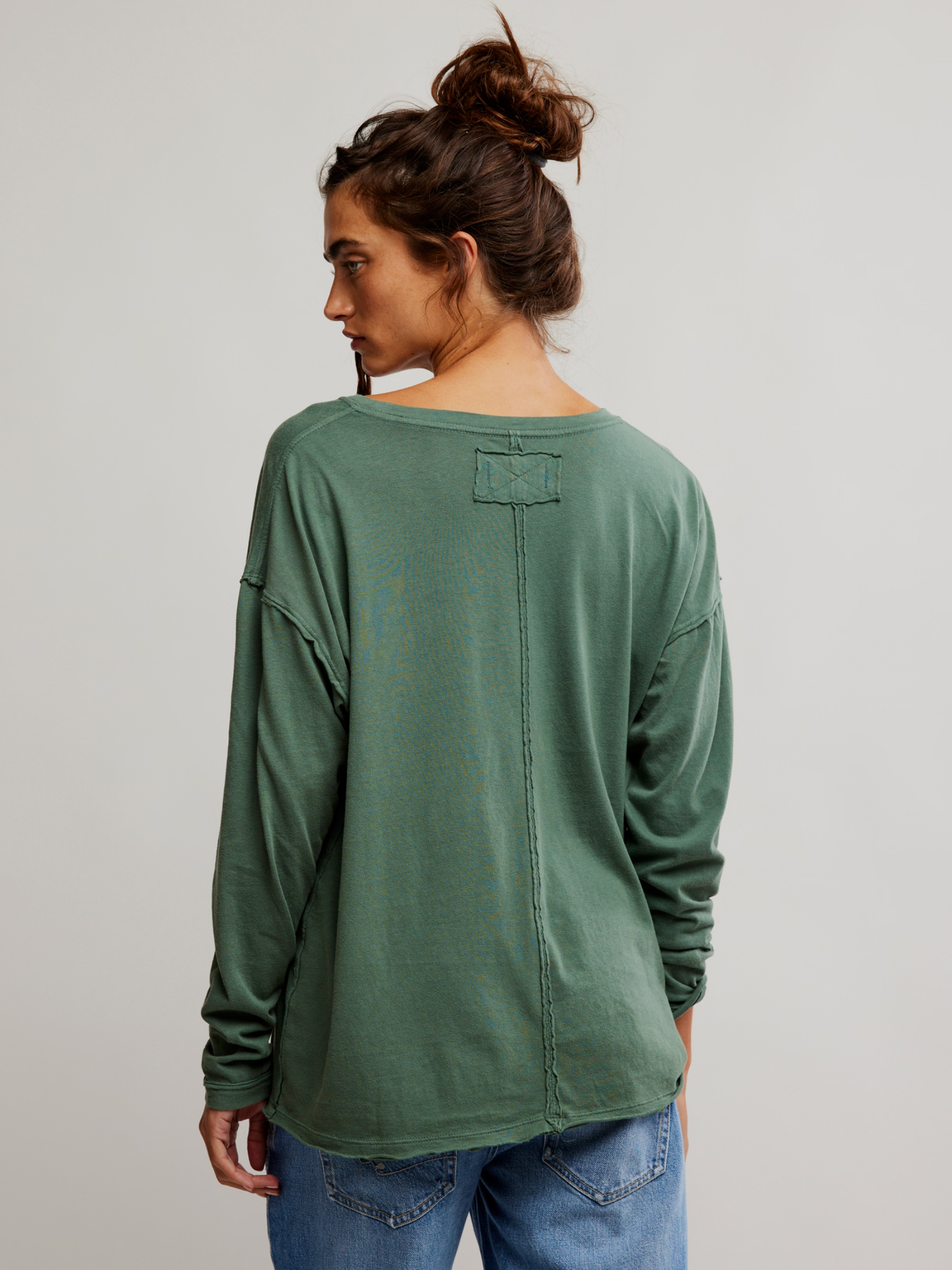 Nina Cotton Oversized Longsleeve Tee