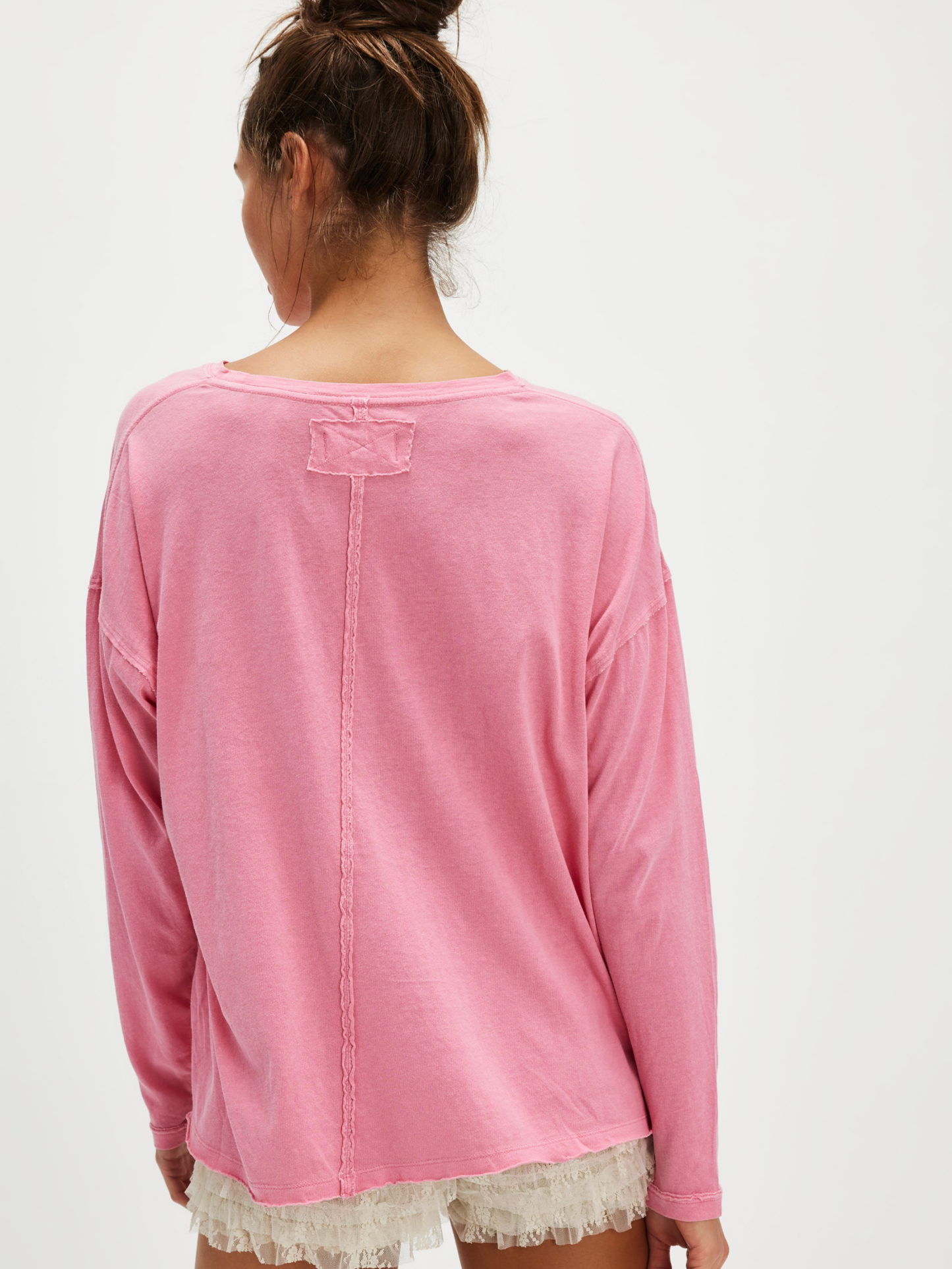 Nina Cotton Oversized Longsleeve Tee