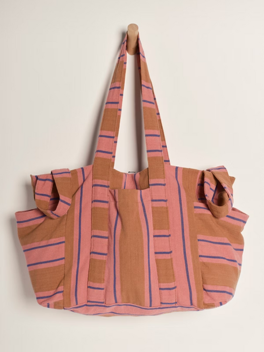 Oksana Oversized Stripe Tote