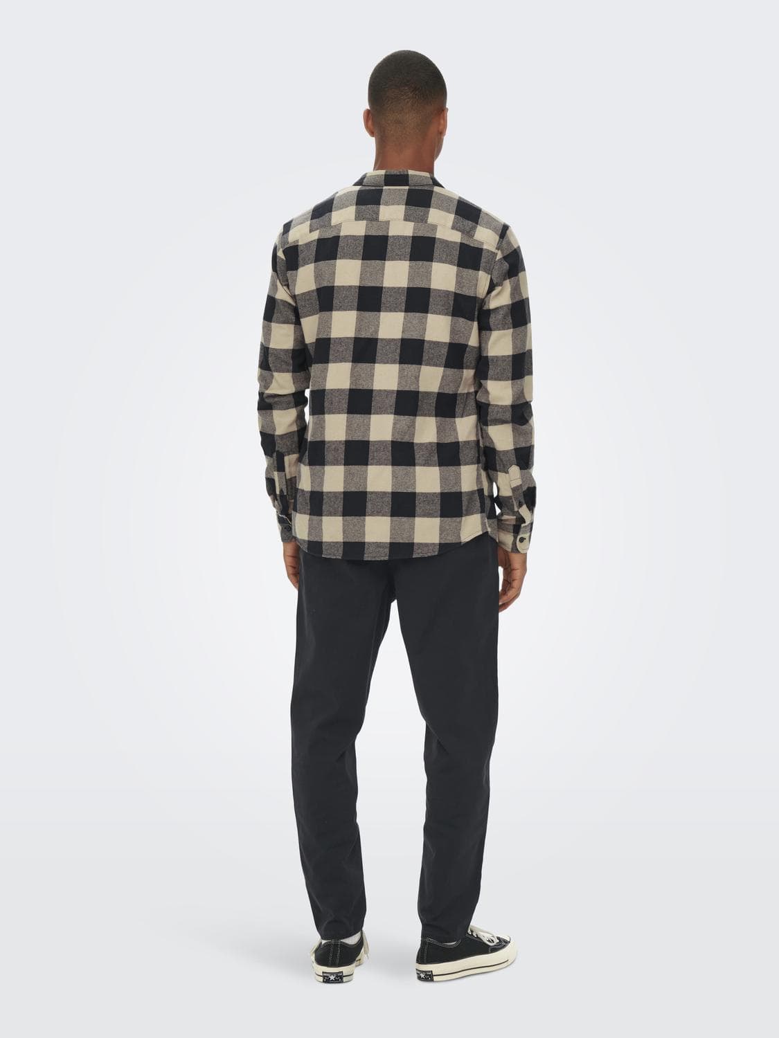 M TOPS - ONLY&SONS - Gudmund Long Sleeve Checked Shirt - PLENTY