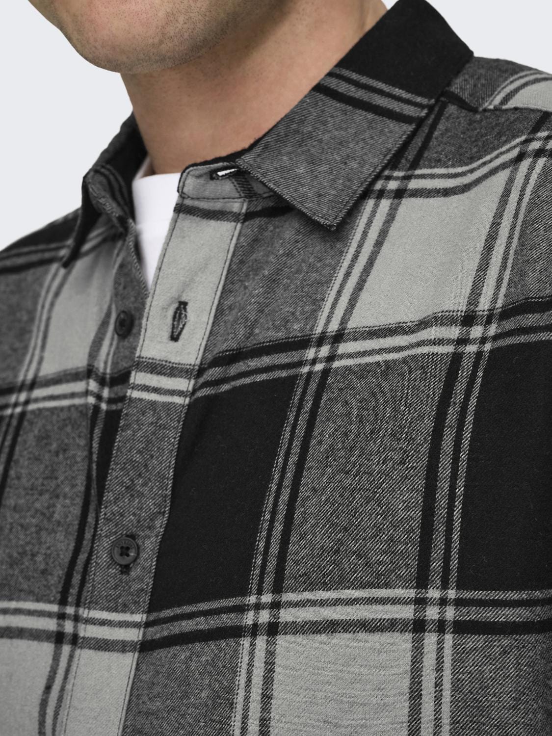 M TOPS - ONLY&SONS - Gudmund Long Sleeve Checked Shirt - PLENTY