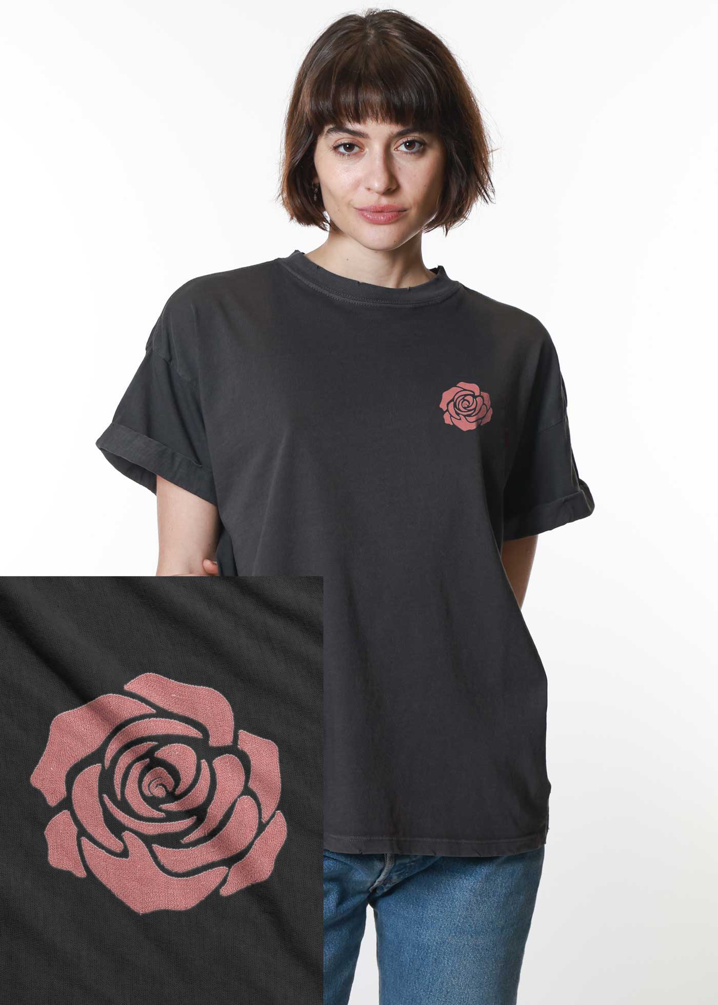 Rose Boyfriend Tee