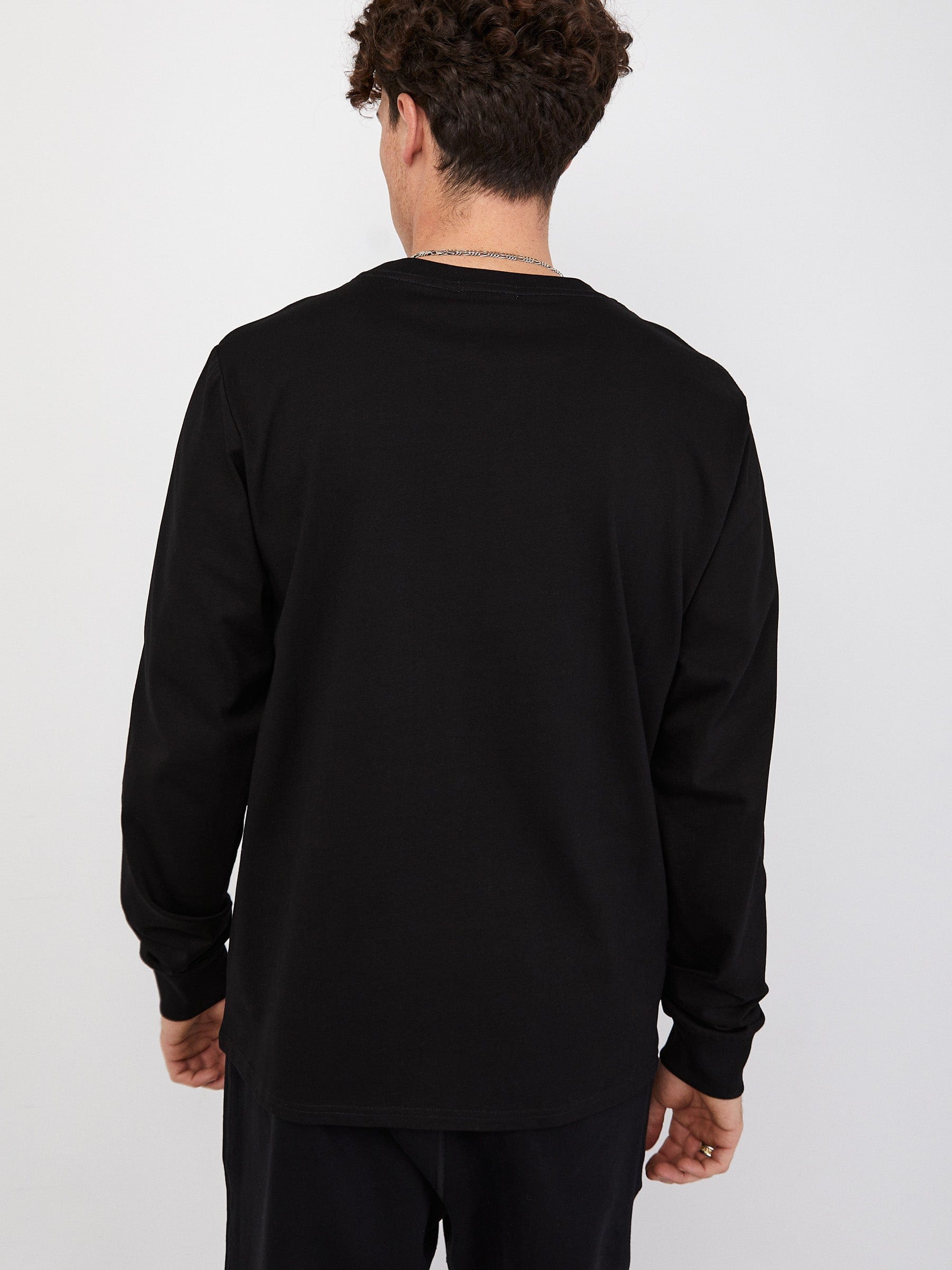 m top - ATRIUM - Classic Cotton Jersey Longsleeve Tee - PLENTY