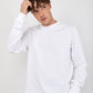 m top - ATRIUM - Classic Cotton Jersey Longsleeve Tee - PLENTY