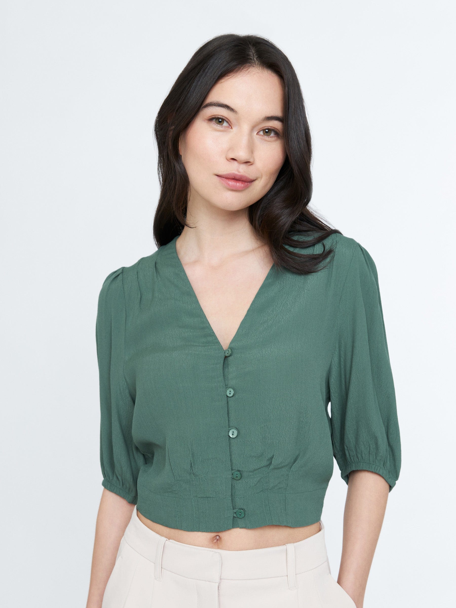 Aisha Puff Sleeve Blouse