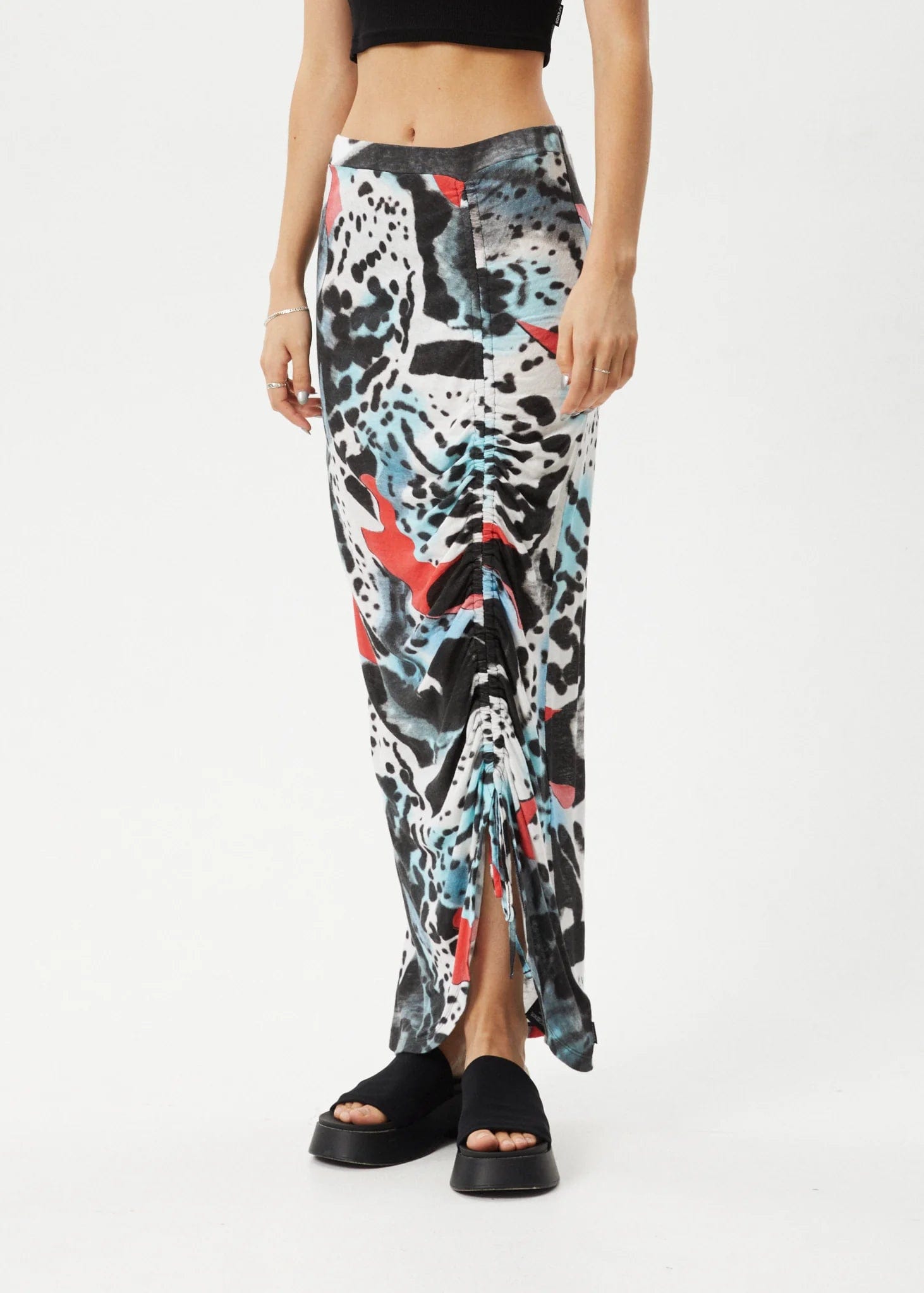 Dossy Sheer Maxi Skirt