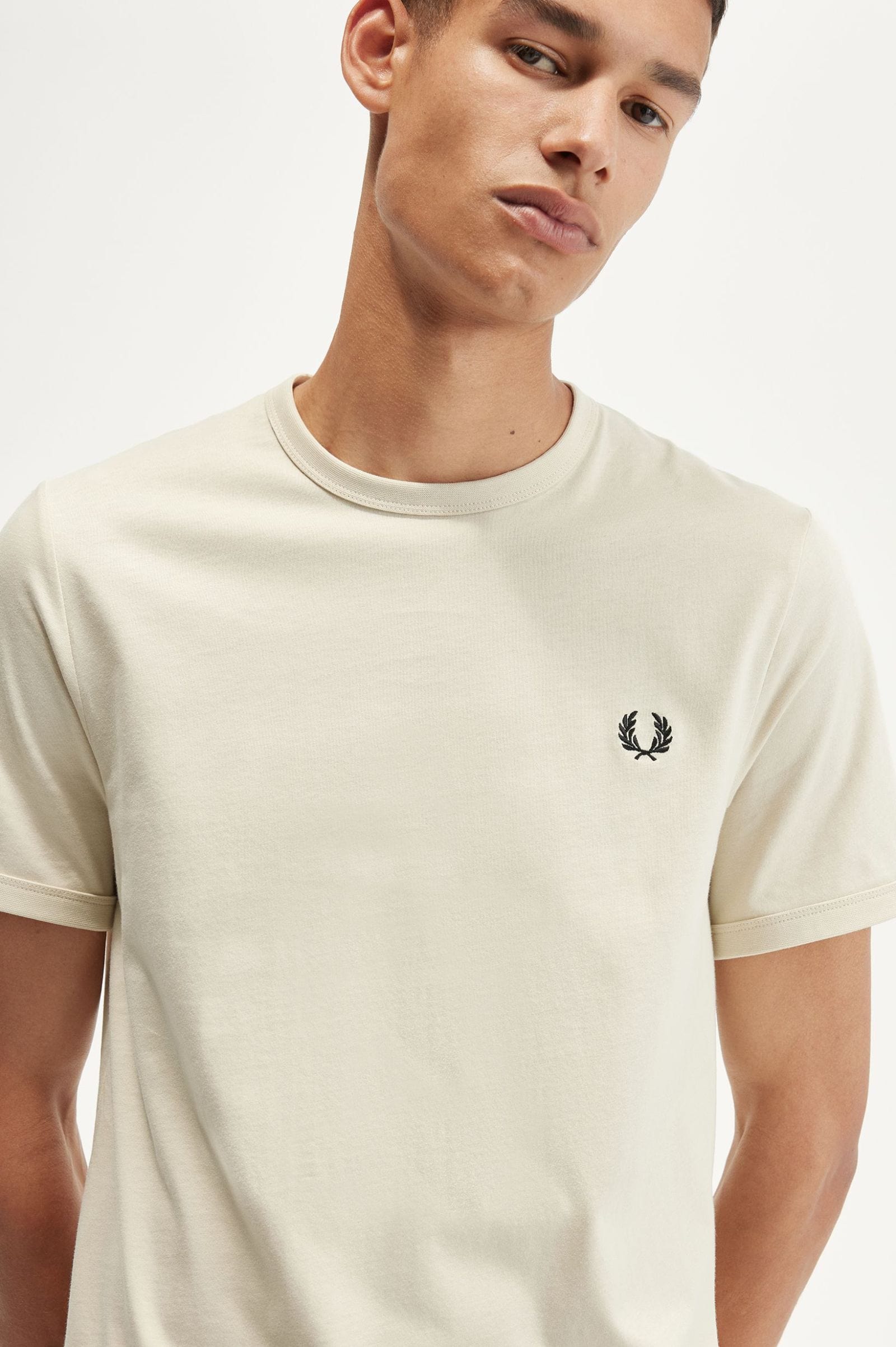 M TOPS - FRED PERRY - Ringer T-Shirt - PLENTY