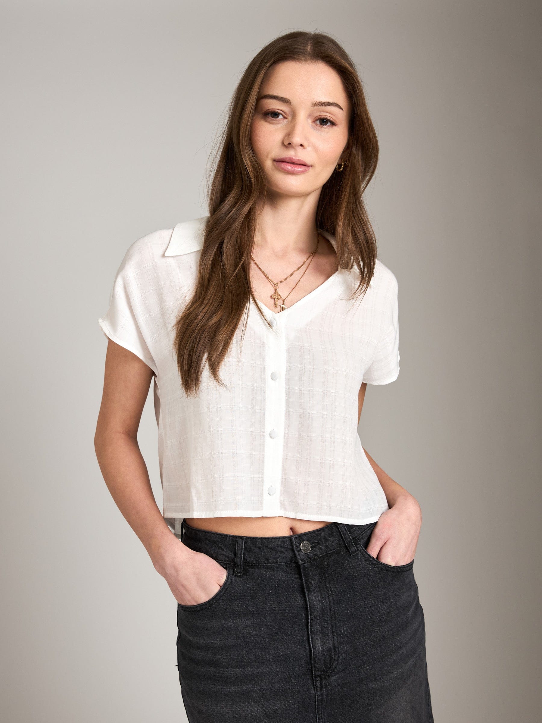 Bonita Polo Collar Blouse