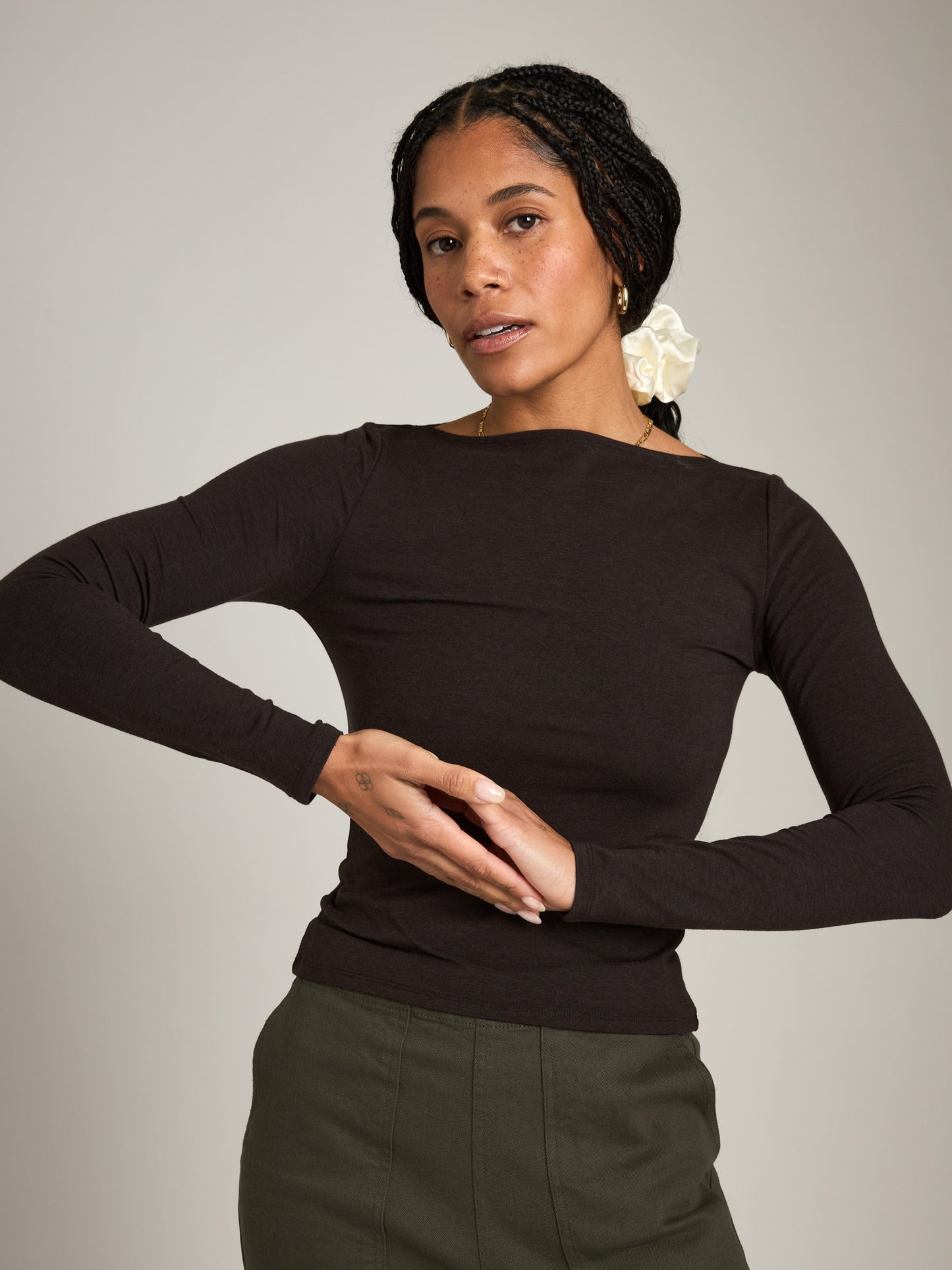 Nessa Boatneck Top