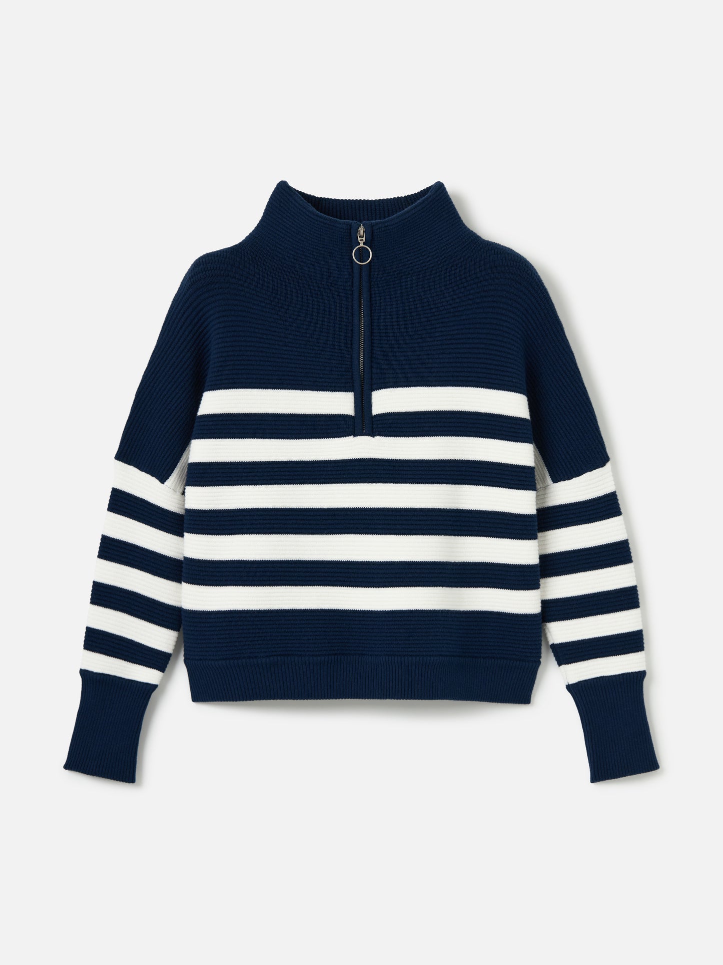 Ottoman Stripe Colby Quarter Zip Pullover