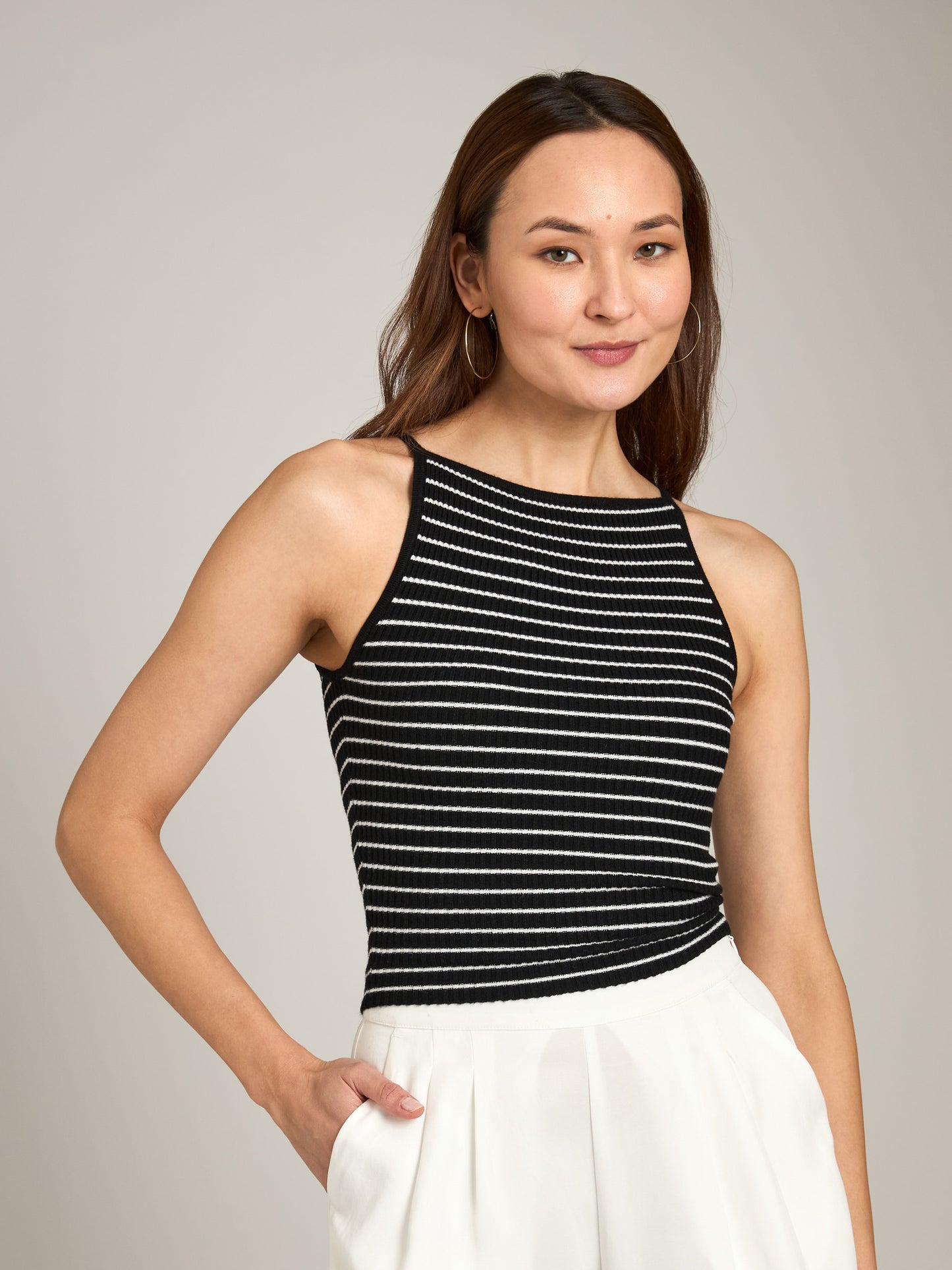 Tyner Stripe Apron Tank