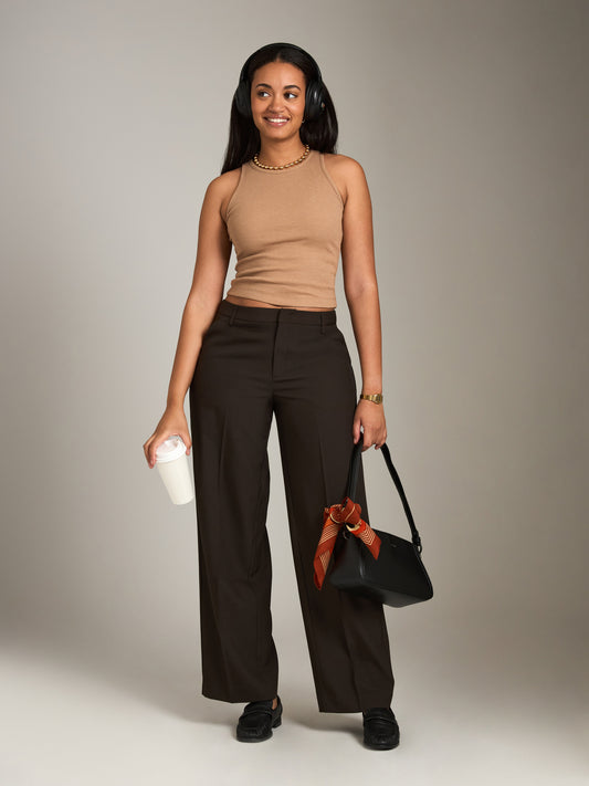 Imelda Straight Leg Wide Trouser