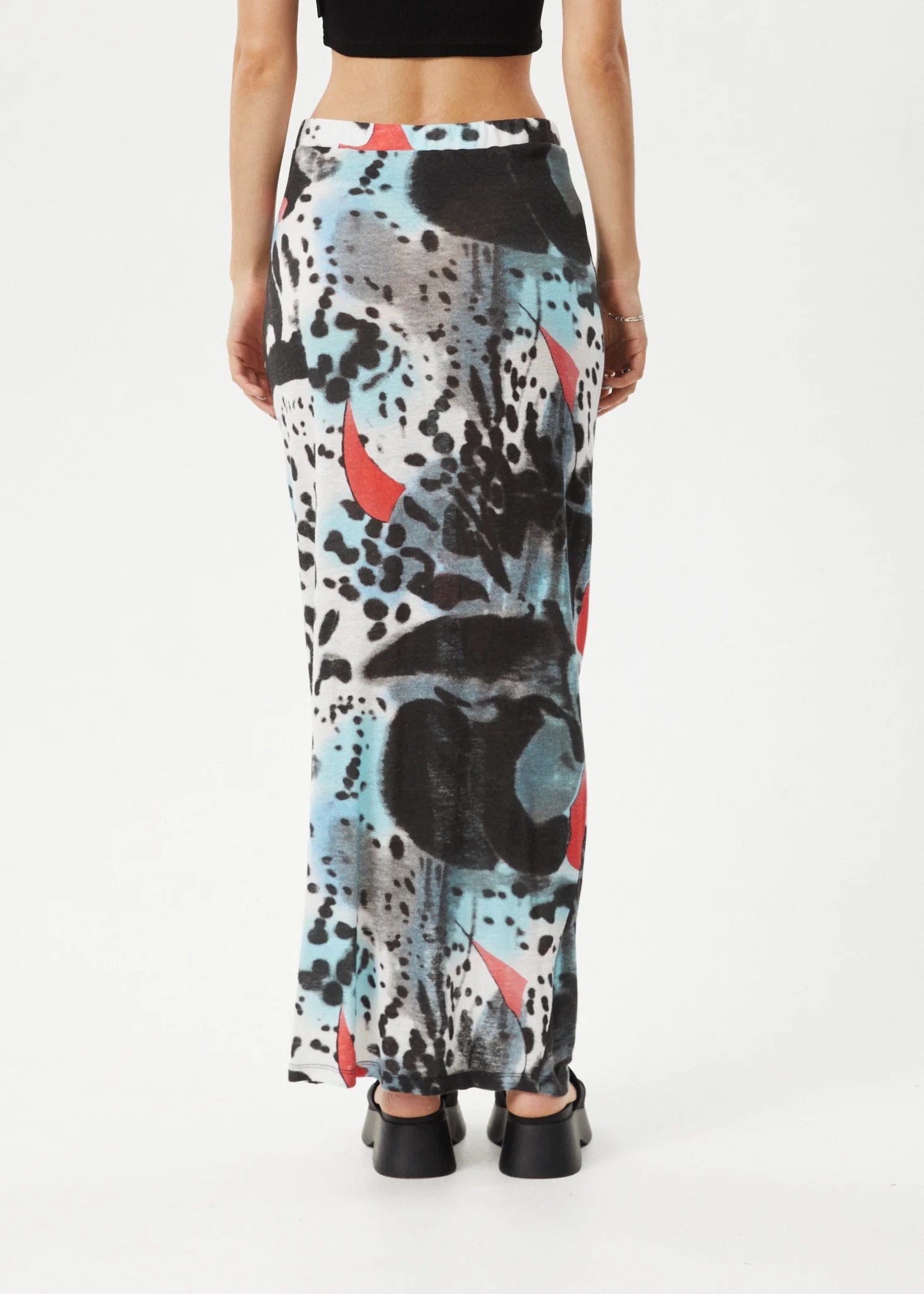 Bottoms - AFENDS - Dossy Sheer Maxi Skirt - PLENTY