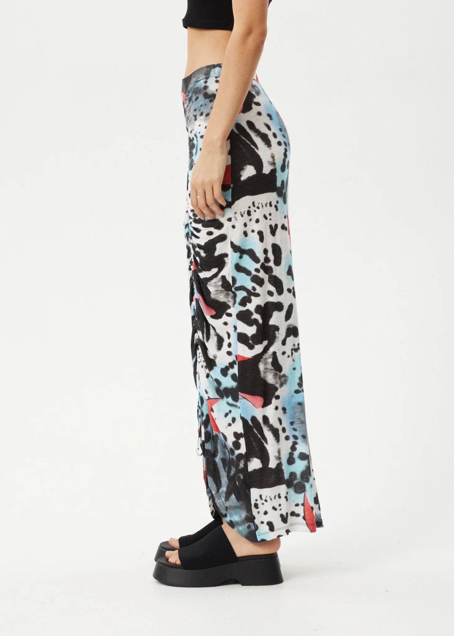 Bottoms - AFENDS - Dossy Sheer Maxi Skirt - PLENTY