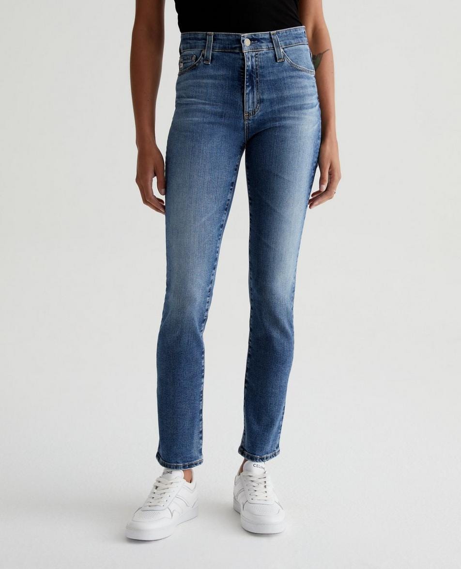 Denim - AG - Mari High Rise Straight- 15 Year Shoreline - PLENTY