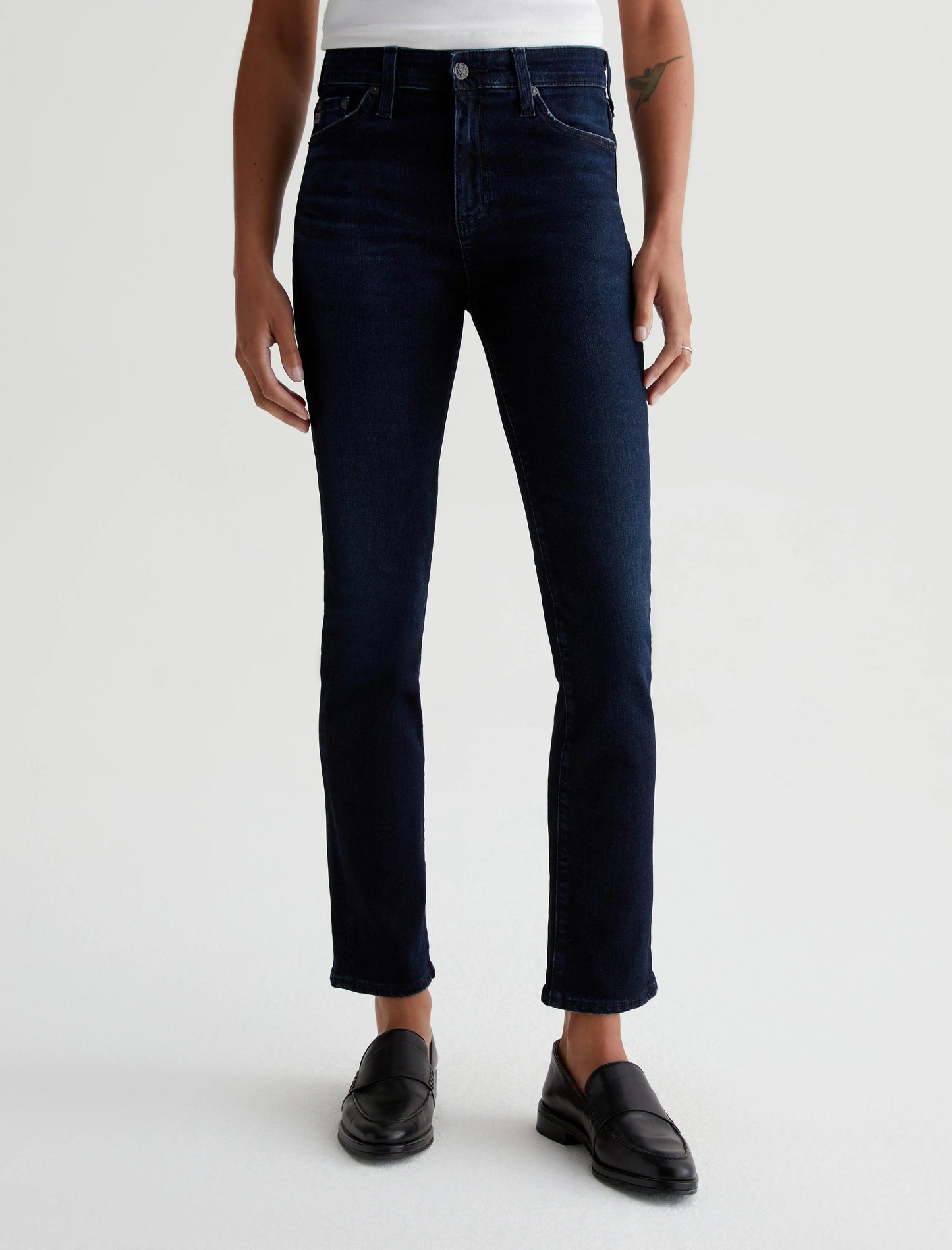 AG DENIM Mari High Rise Slim Straight