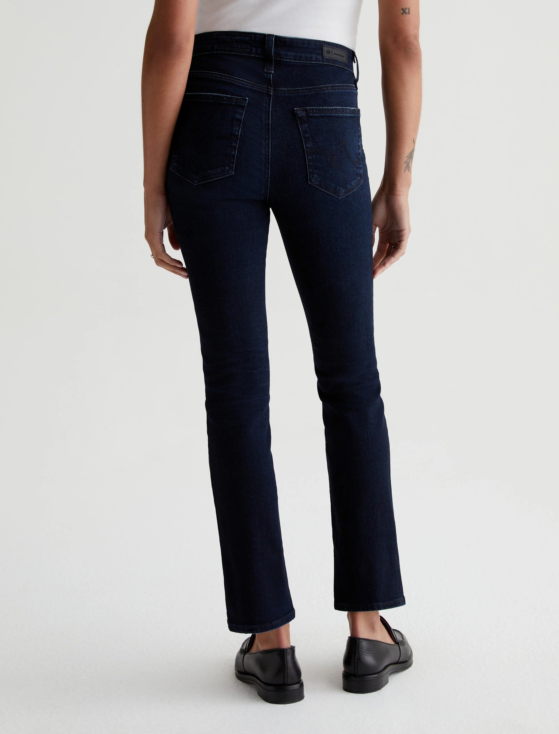 AG DENIM Mari High Rise Slim Straight