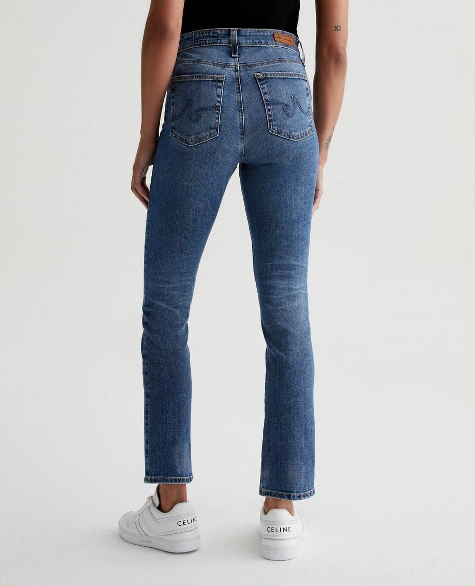 Denim - AG - Mari High Rise Straight- 15 Year Shoreline - PLENTY