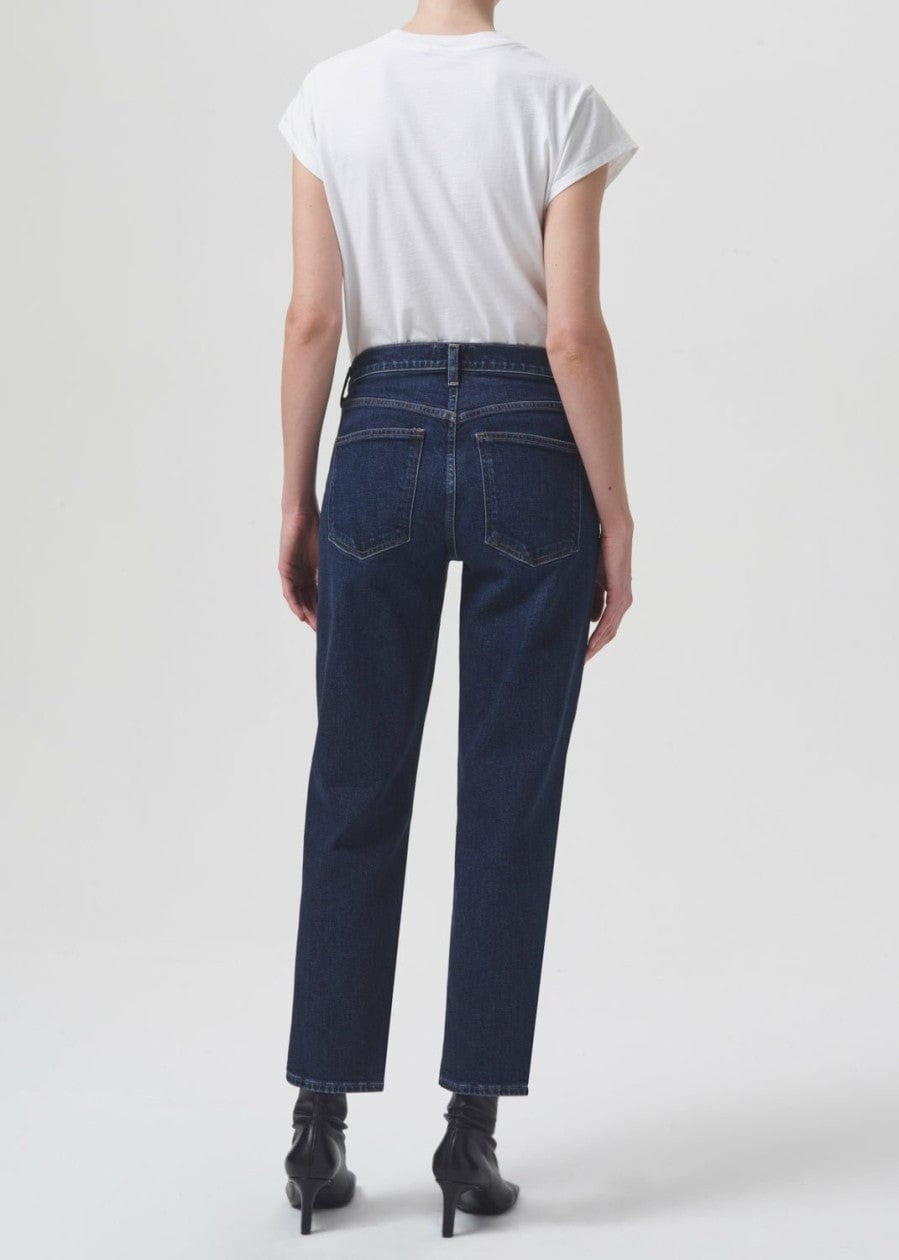 Denim - AGOLDE - Kye Mid Rise Straight Crop Jean - PLENTY