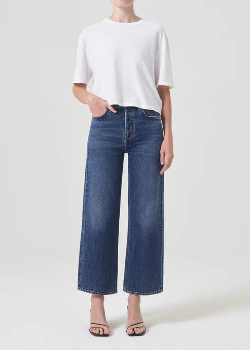 AGOLDE denim Ren Hi Rise Wide Leg Jean - Control