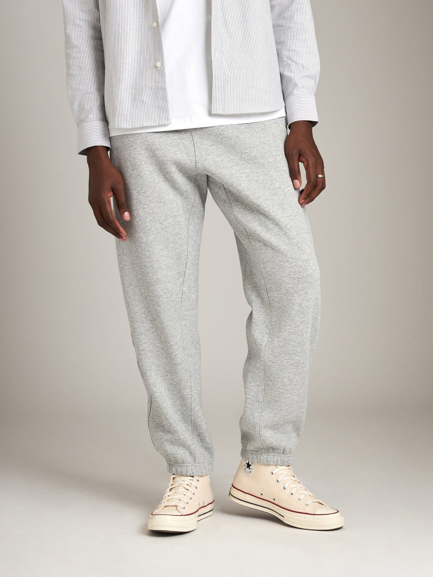 ATRIUM M BOTTOMS Heather Gray / XS Relaxed Fleece Jogger