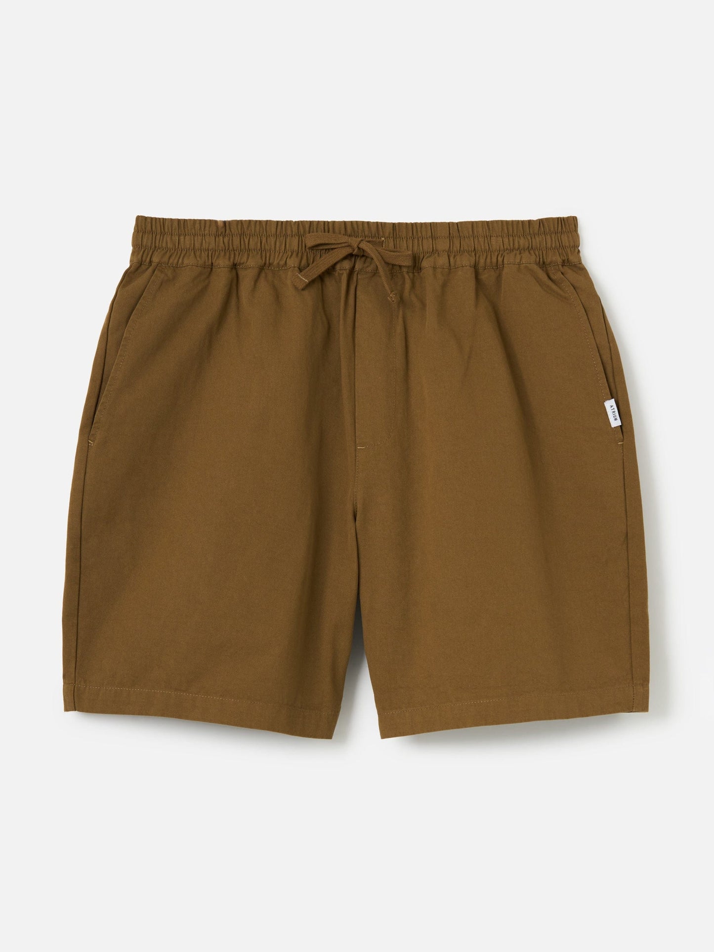 ATRIUM BOTTOMS Khaki Tan / S Relaxed Mid Short