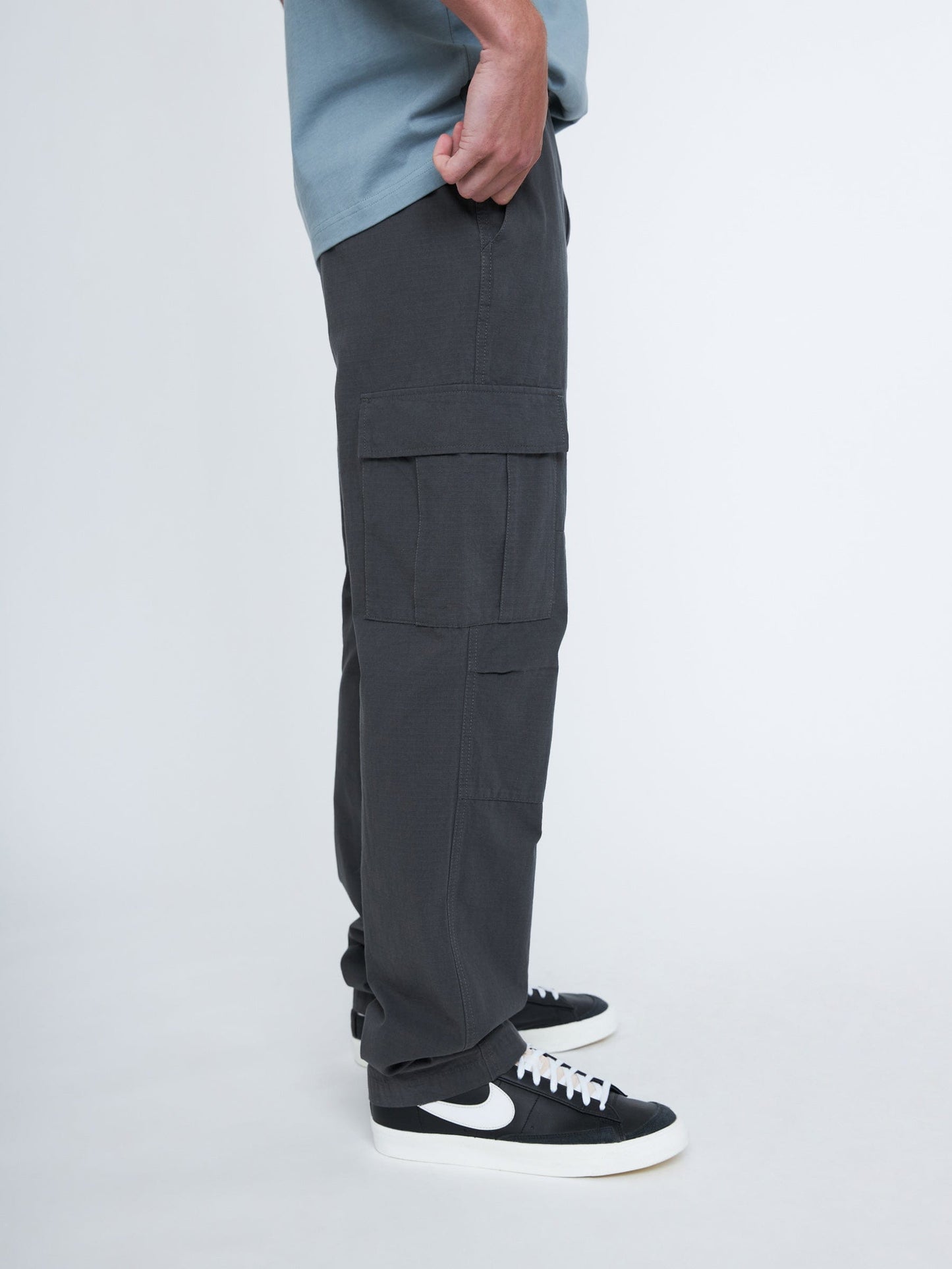 ATRIUM BOTTOMS Ripstop Cargo Pants - Zinc