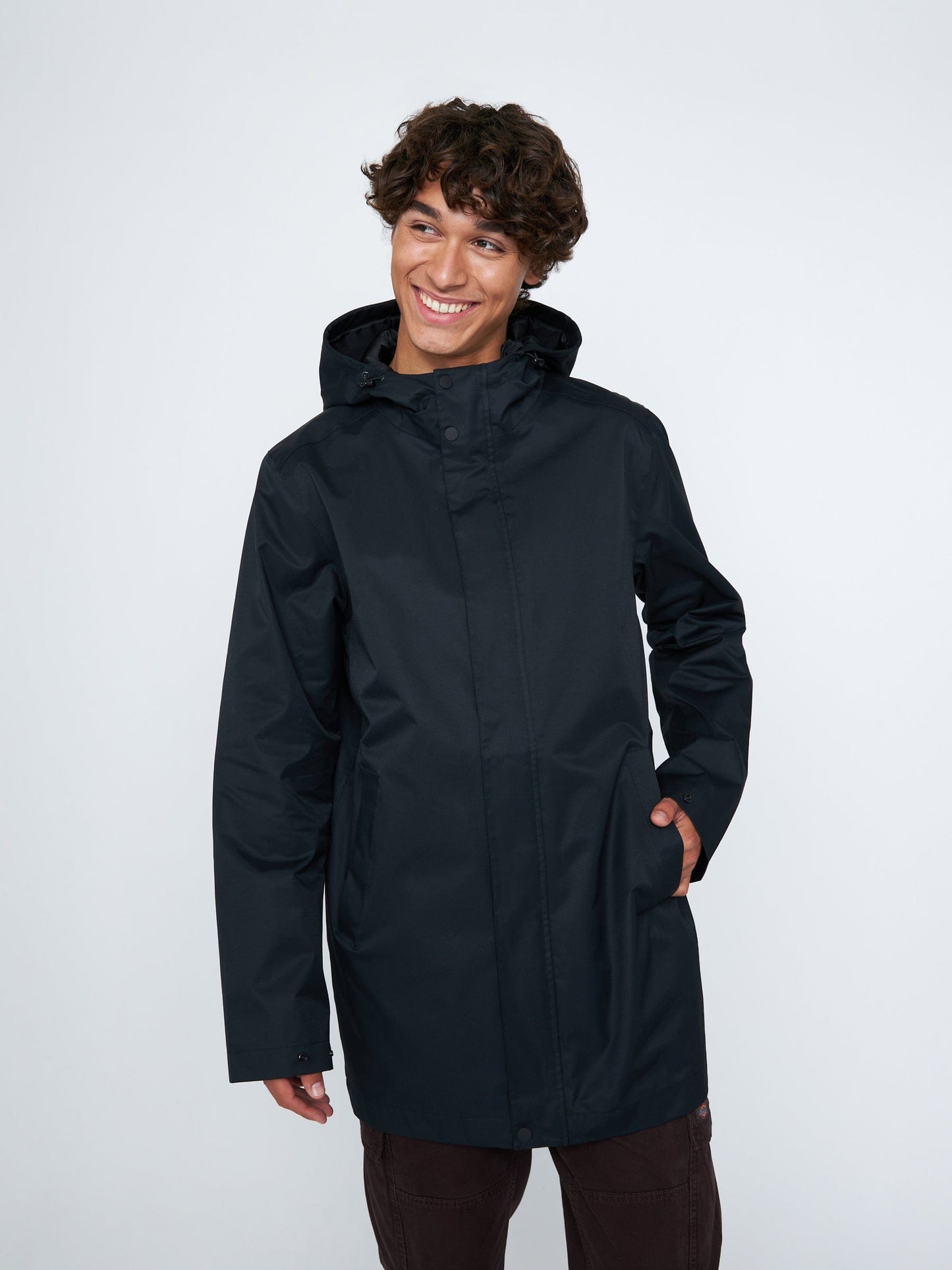 ATRIUM m jackets Black / S Waterproof Lined Rain Jacket