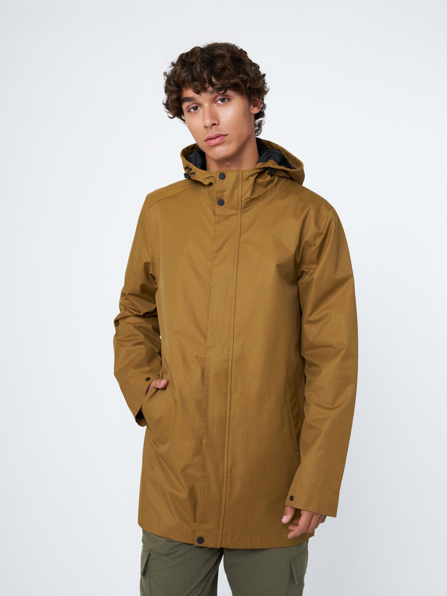 ATRIUM m jackets Bronze / S Waterproof Lined Rain Jacket