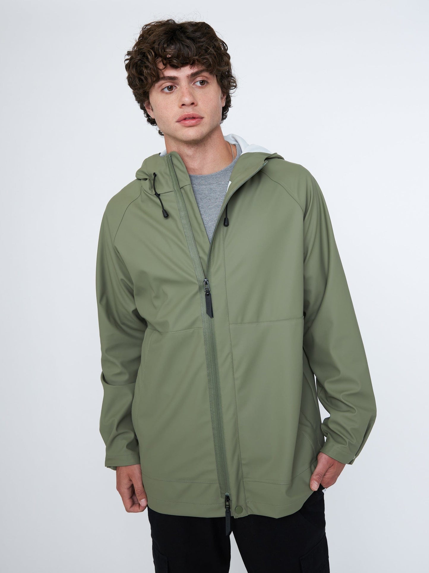 m jackets - ATRIUM - Water Resistant Rain Jacket - PLENTY