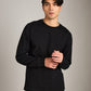 ATRIUM M TOPS Black / XS Cotton Jersey Longsleeve T-Shirt