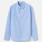 ATRIUM TOPS Blue / S Classic Striped Long Sleeve Button Up Shirt