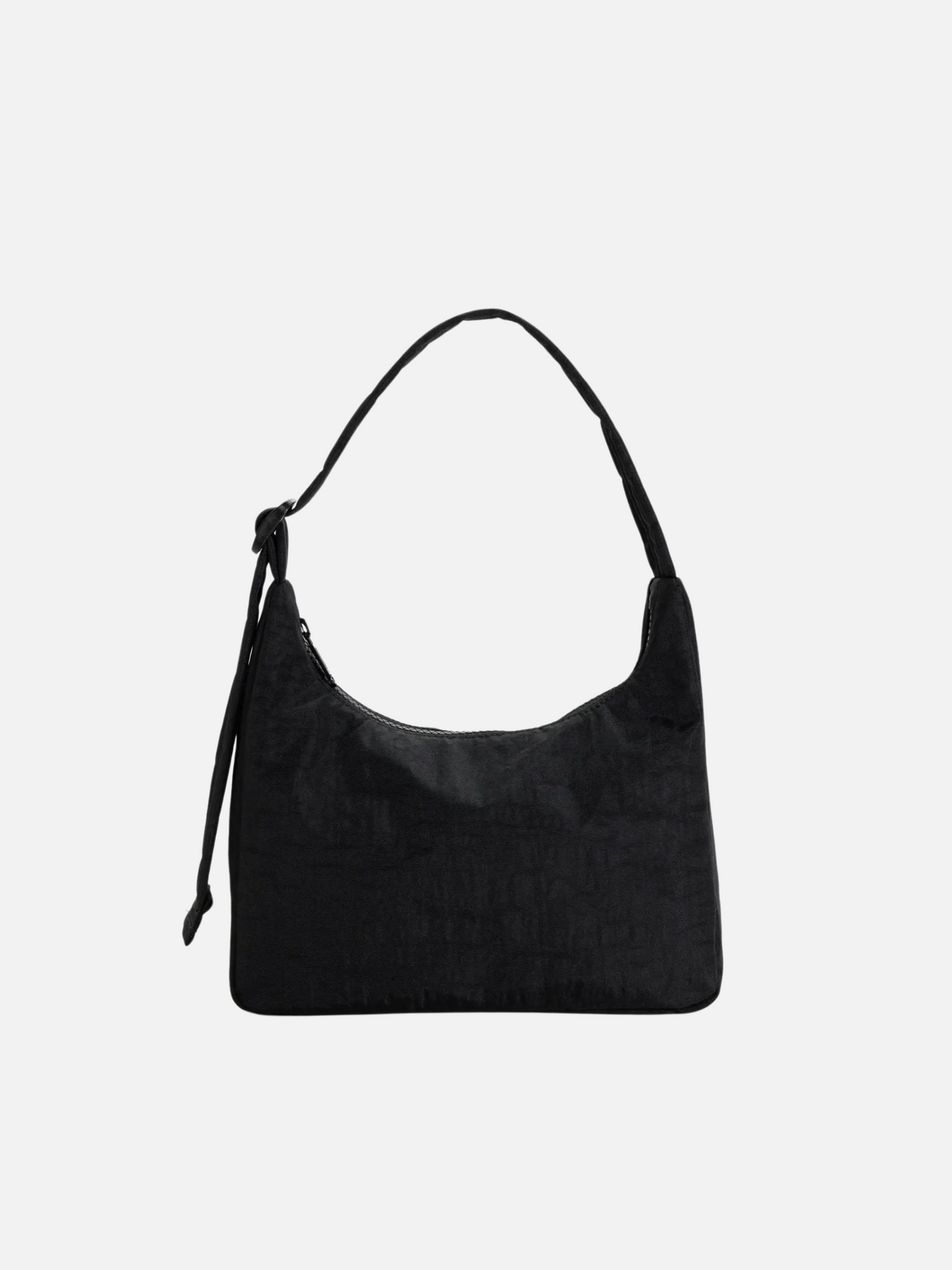 Mini Nylon Crescent Bag - Black