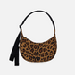 Small Nylon Crescent Bag - Leopard