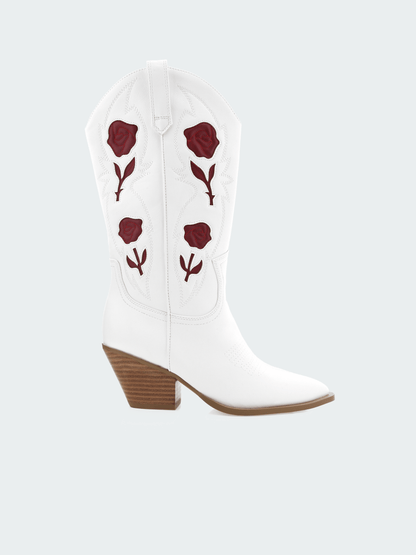 BILLINI FOOTWEAR White Garnet / 6 Arden Cowboy Boot