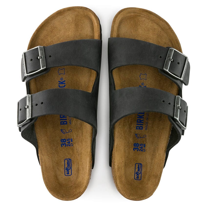 BIRKENSTOCK SHOES Arizona - Oiled Leather Black