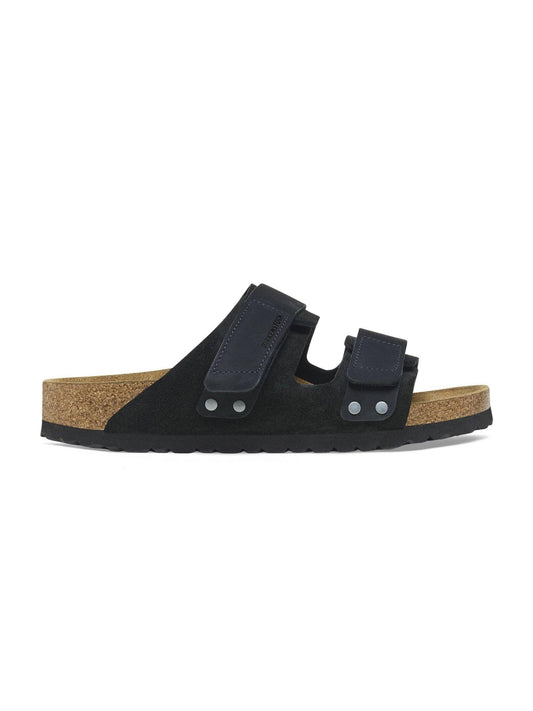 BIRKENSTOCK SHOES Black Suede/Nubuck / 36 Uji Hook & Loop