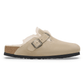 BIRKENSTOCK SHOES Boston Shearling - Taupe Suede