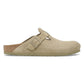 BIRKENSTOCK SHOES Faded Khaki / 36 Boston Suede