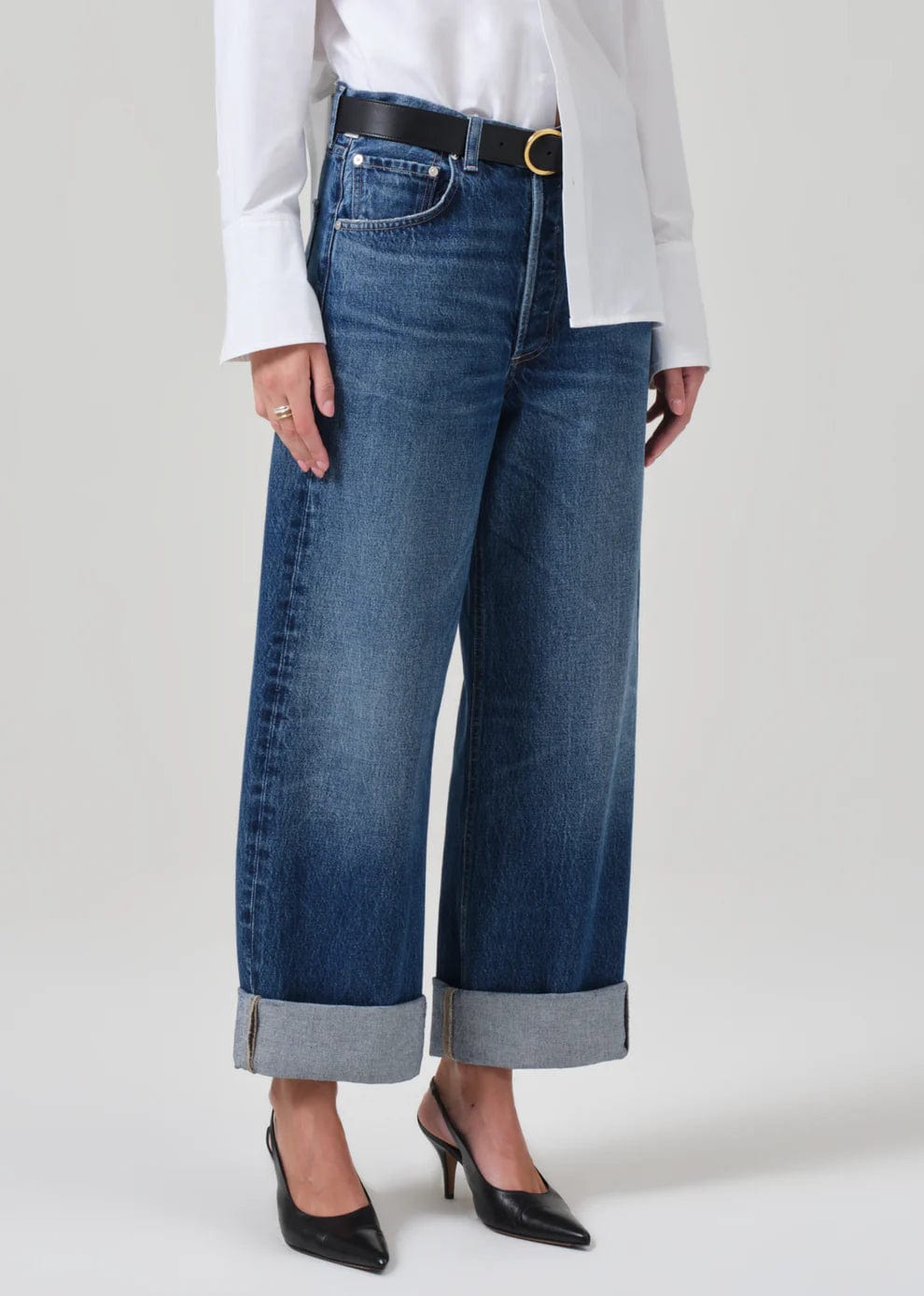 CITIZENS denim Ayla Baggy Cuff Jeans - Claremont