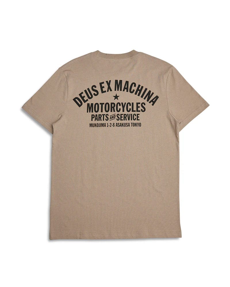 DEUS EX MACHINA m tops Khaki / S Tokyo Address Tee