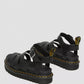 DR.MARTENS SHOES Blaire 3-Strap Sandal Zebrilla