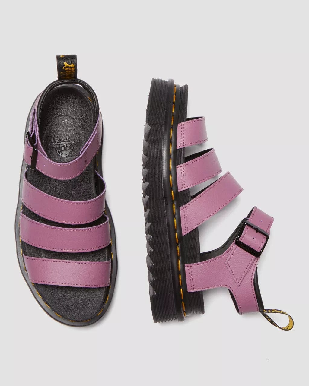 DR.MARTENS SHOES Blaire 3-Strap Sandal Zebrilla