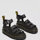 DR.MARTENS SHOES Blaire 3-Strap Sandal Zebrilla