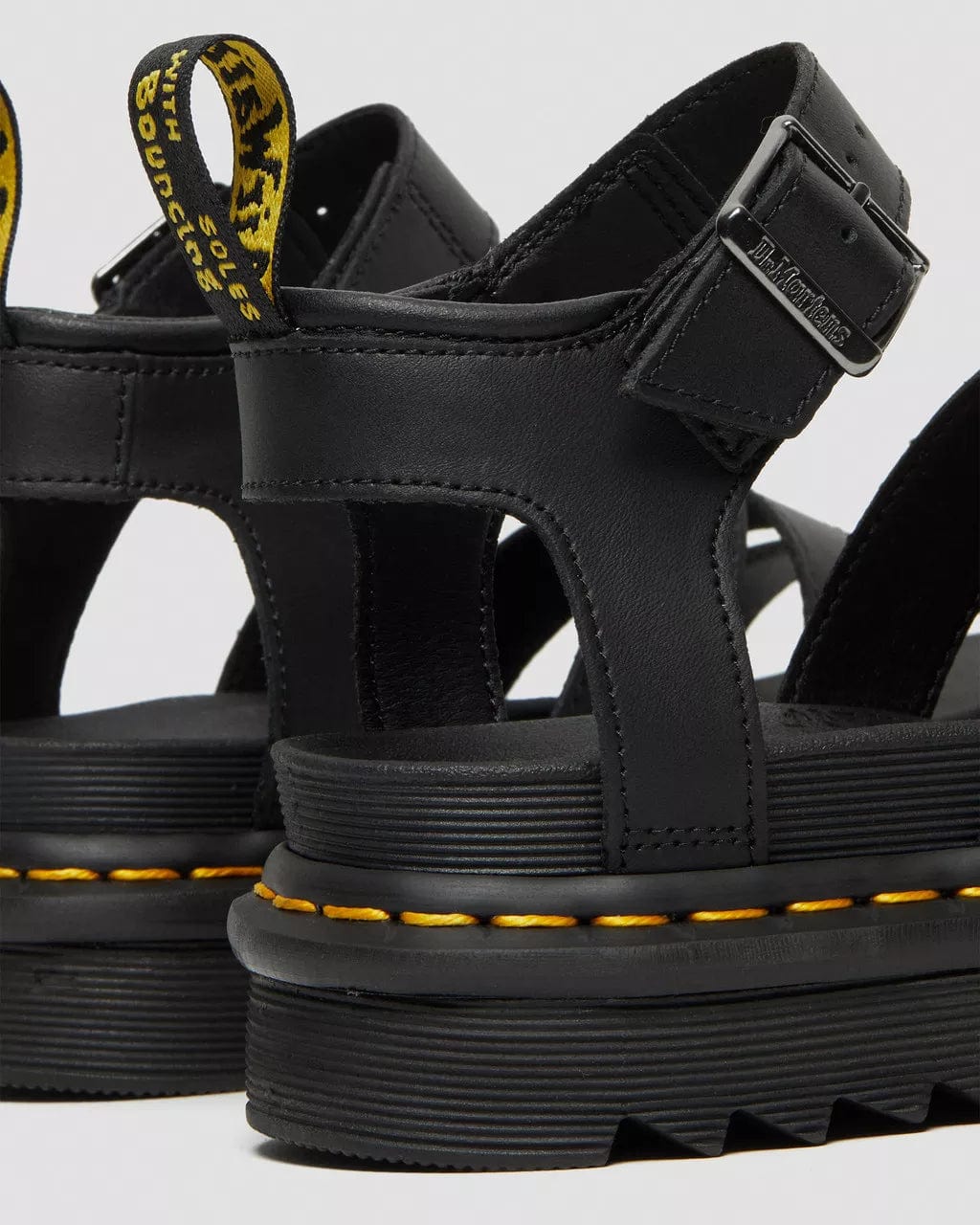 DR.MARTENS SHOES Blaire 3-Strap Sandal Zebrilla