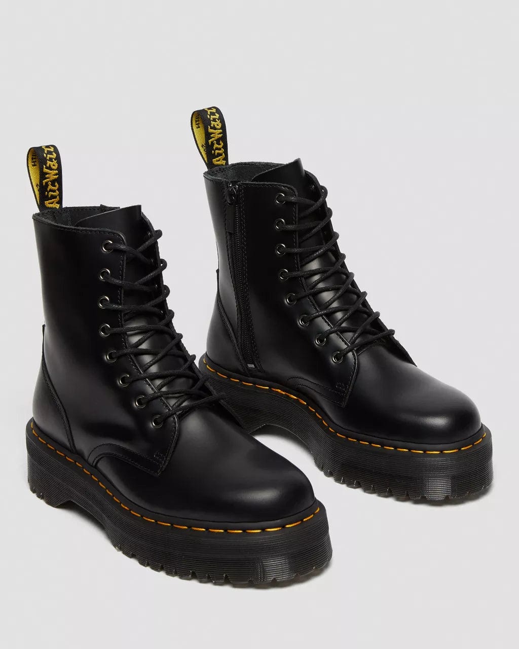 SHOES - DR.MARTENS - Jadon Quad Bex Polished Smooth Boots - PLENTY