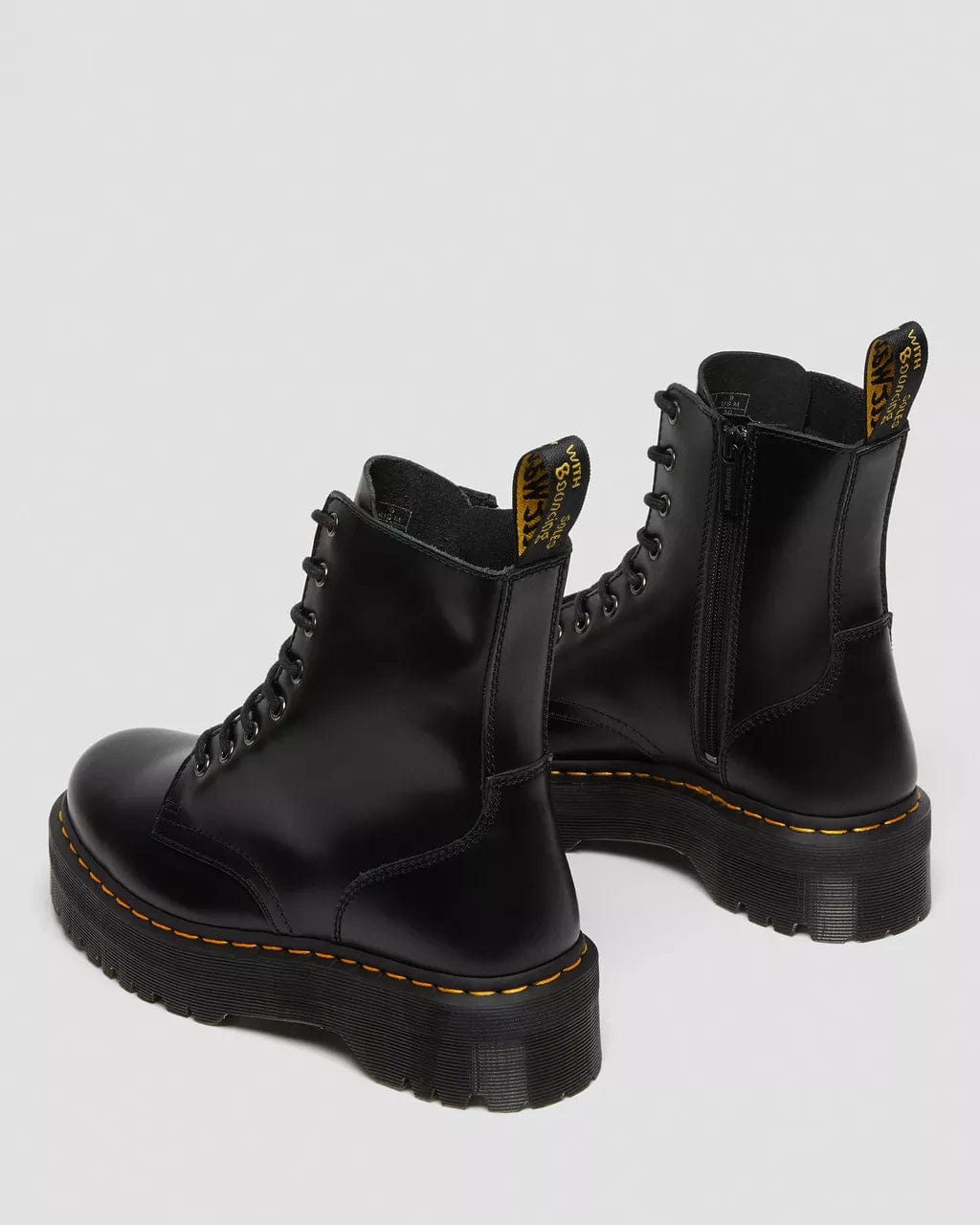 SHOES - DR.MARTENS - Jadon Quad Bex Polished Smooth Boots - PLENTY